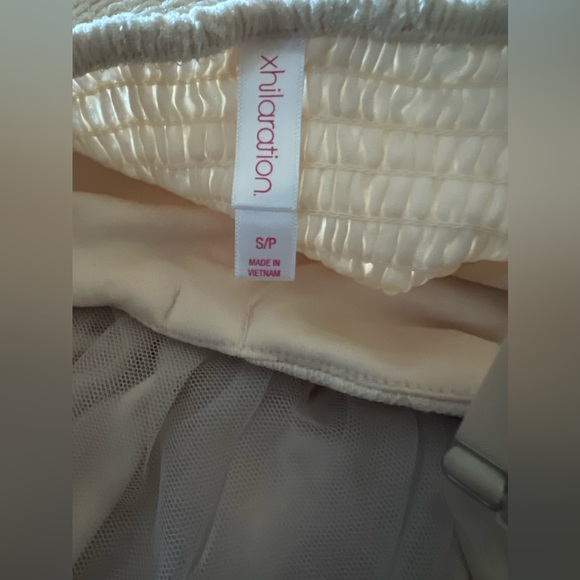 NWOT • Xhilaration Cream Corset + Tulle Dress - Picture 8 of 9